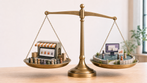 Weighing two businesses